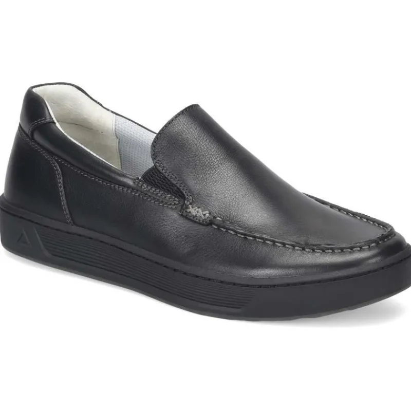 Align By NurseMates Non-Slip Healthcare | Non-Slip Healthcare*Men's Trayton Leather Moc Toe Slip On Black