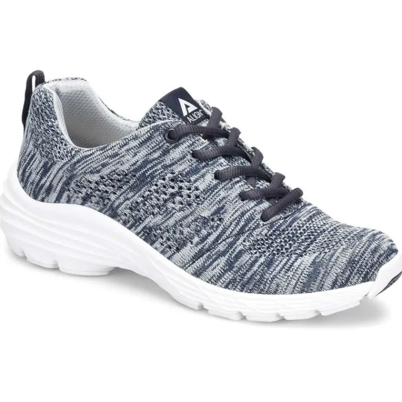 Align By NurseMates Footwear | Non-Slip Healthcare*Women's Tabor Navy Woven Athletic Knit Oxford Navy / Denim