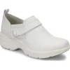 Align By NurseMates Footwear | Non-Slip Healthcare*Women's Arya Leather Monk Strap Slip On White
