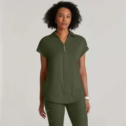 Barco One Performance Scrub Tops*Knit Women's Engage Knit Scrub Top
