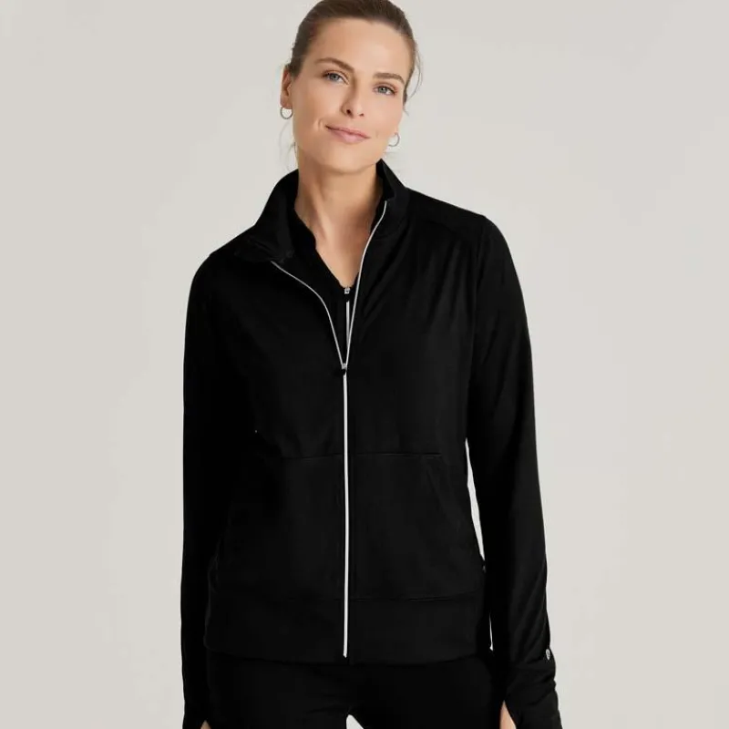 Barco One Lab Coats & Jackets*Women's Arena Knit Warm-Up Scrub Jacket