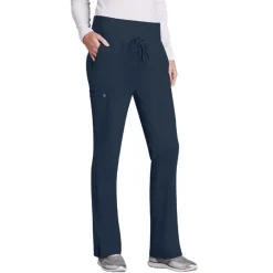Barco One Scrub Pants*Women's 5-Pocket Knit Waist Cargo Scrub Pants- Tall