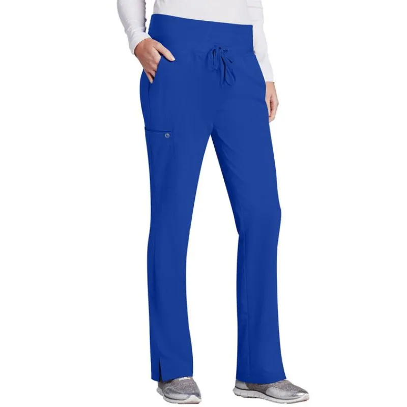 Barco One Scrub Pants*Women's 5-Pocket Knit Waist Cargo Scrub Pants