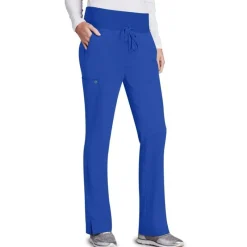 Barco One Scrub Pants*Women's 5-Pocket Knit Waist Cargo Scrub Pants- Tall