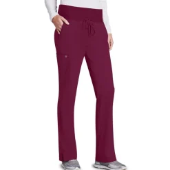 Barco One Scrub Pants*Women's 5-Pocket Knit Waist Cargo Scrub Pants- Tall