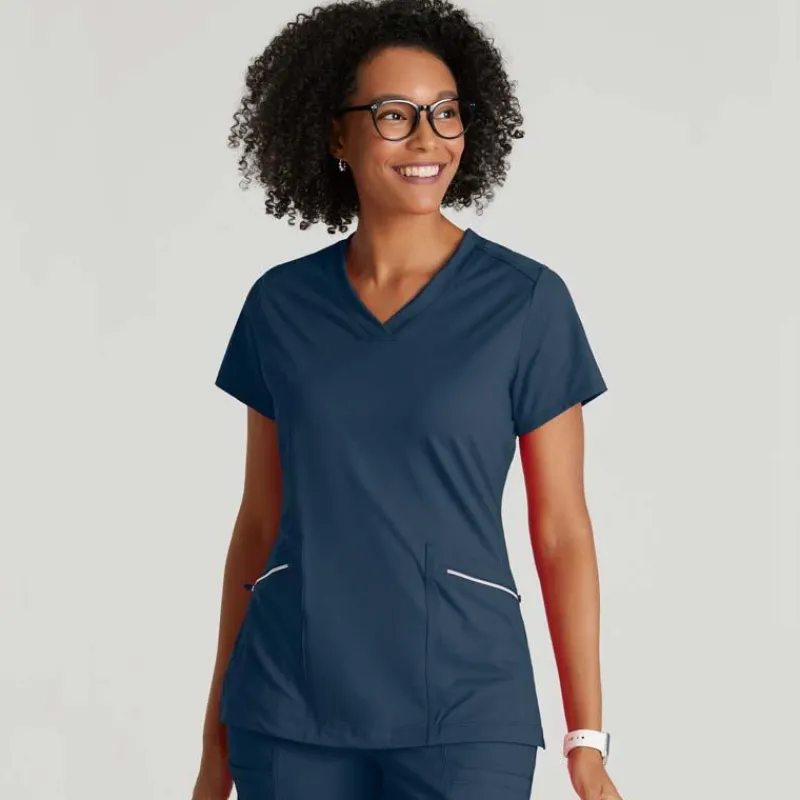 Barco One Scrub Tops*Women's Victory Performance Knit Scrub Top