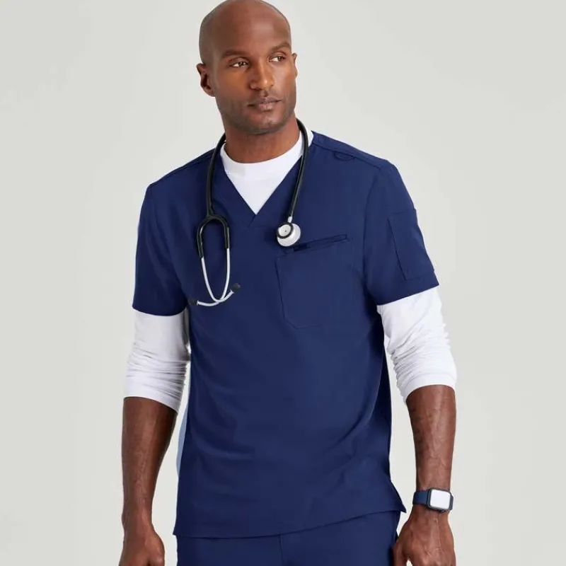 Barco Unify Scrub Tops*Men's Rally V-Neck Scrub Top