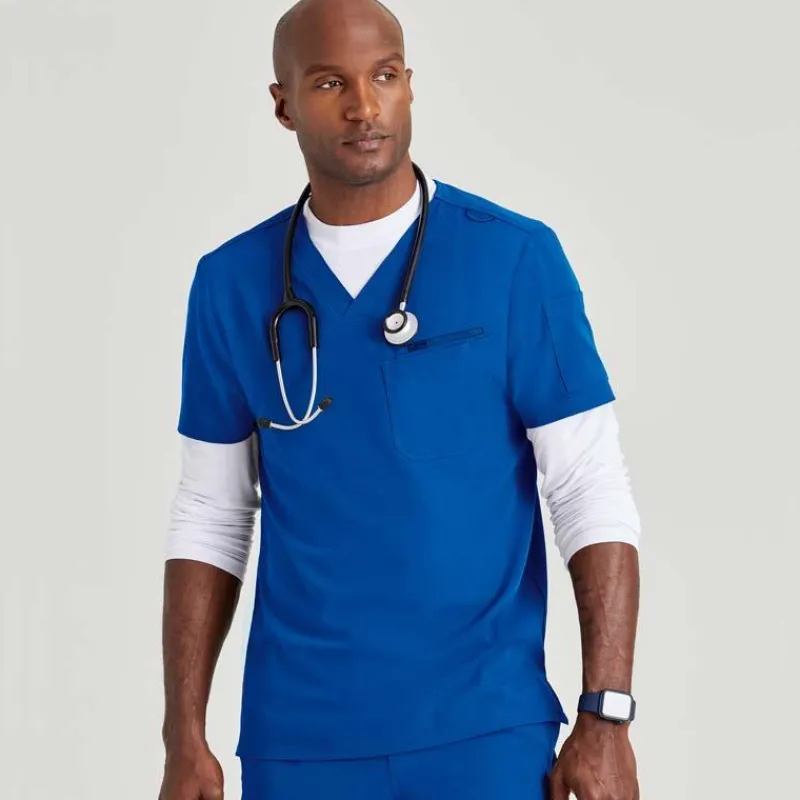 Barco Unify Scrub Tops*Men's Rally V-Neck Scrub Top