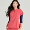 Barco Unify Scrub Tops*Women's Mission Henley Scrub Top
