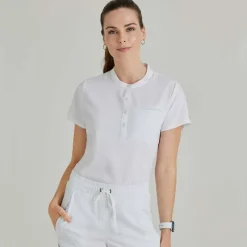 Barco Unify Scrub Tops*Women's Mission Henley Scrub Top