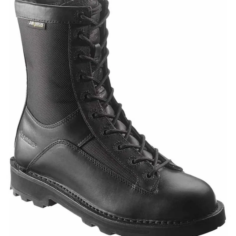 Bates Non-Slip Boots | Tactical*Men's 8-Inch Durashocks Side Zip Tactical Boots Black