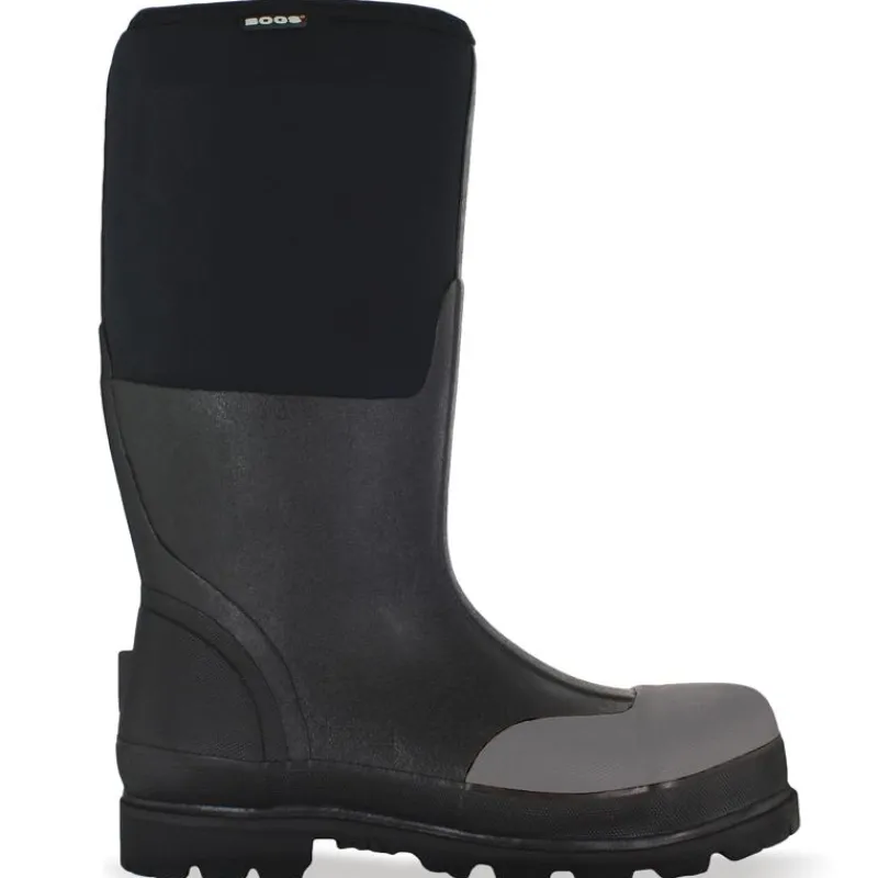 Bogs Rubber Boots | Non-Slip Boots*Men's 16" Forge Steel Toe Waterproof Insulated Rubber Boot Black