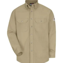 Bulwark Flame Resistant Shirts | Work Shirts*Men's Excel FR Flame Resistant Long Sleeve Dress Uniform Shirts