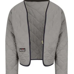 Bulwark Flame Resistant Jackets | Jackets*Men's Excel FR Flame Resistant Zip In-Zip Out Modaquilt Liner Grey