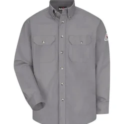 Bulwark Flame Resistant Shirts | Work Shirts*Men's Excel FR Flame Resistant Long Sleeve Dress Uniform Shirts