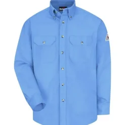 Bulwark Flame Resistant Shirts | Work Shirts*Men's Excel FR Flame Resistant Long Sleeve Dress Uniform Shirts
