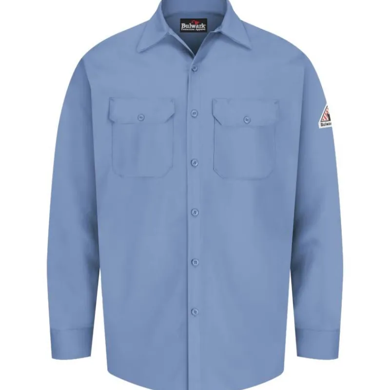 Bulwark Flame Resistant Shirts | Work Shirts*Men's Midweight Excel Fire Resistant Work Shirt
