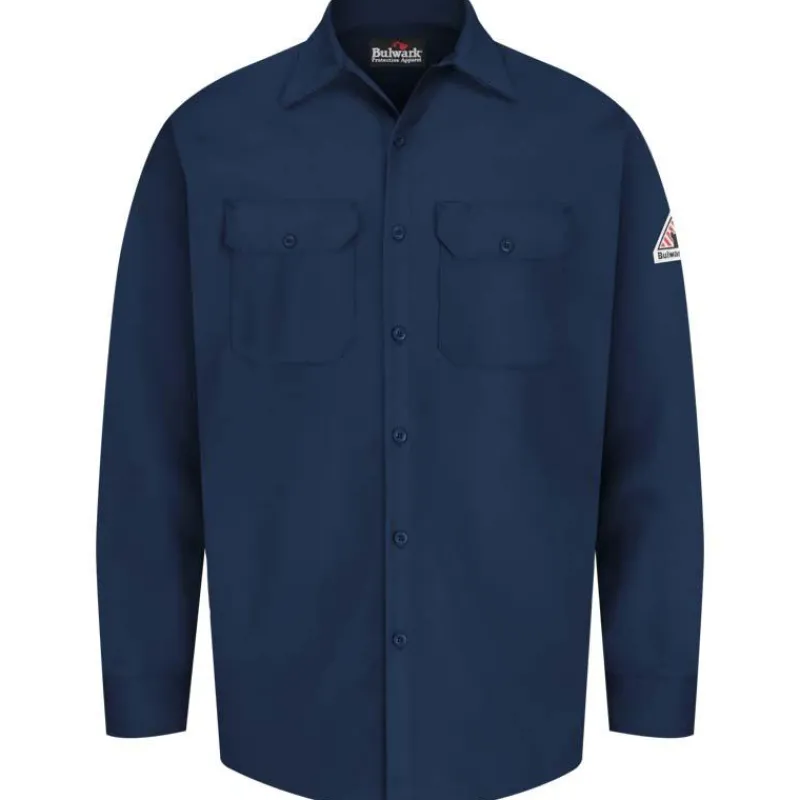 Bulwark Flame Resistant Shirts | Work Shirts*Men's Midweight Excel Fire Resistant Work Shirt