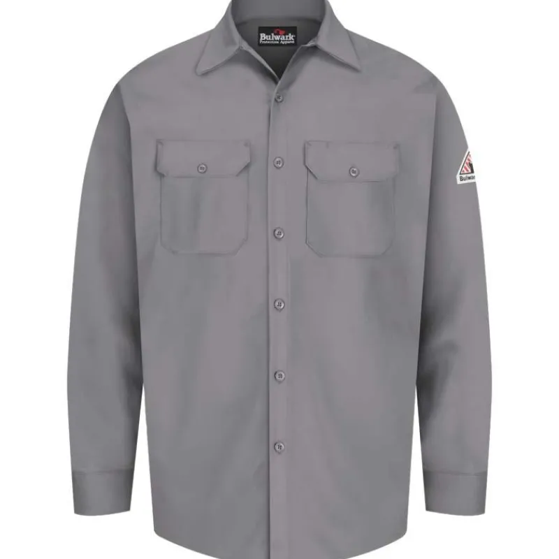 Bulwark Flame Resistant Shirts | Work Shirts*Men's Midweight Excel Fire Resistant Work Shirt
