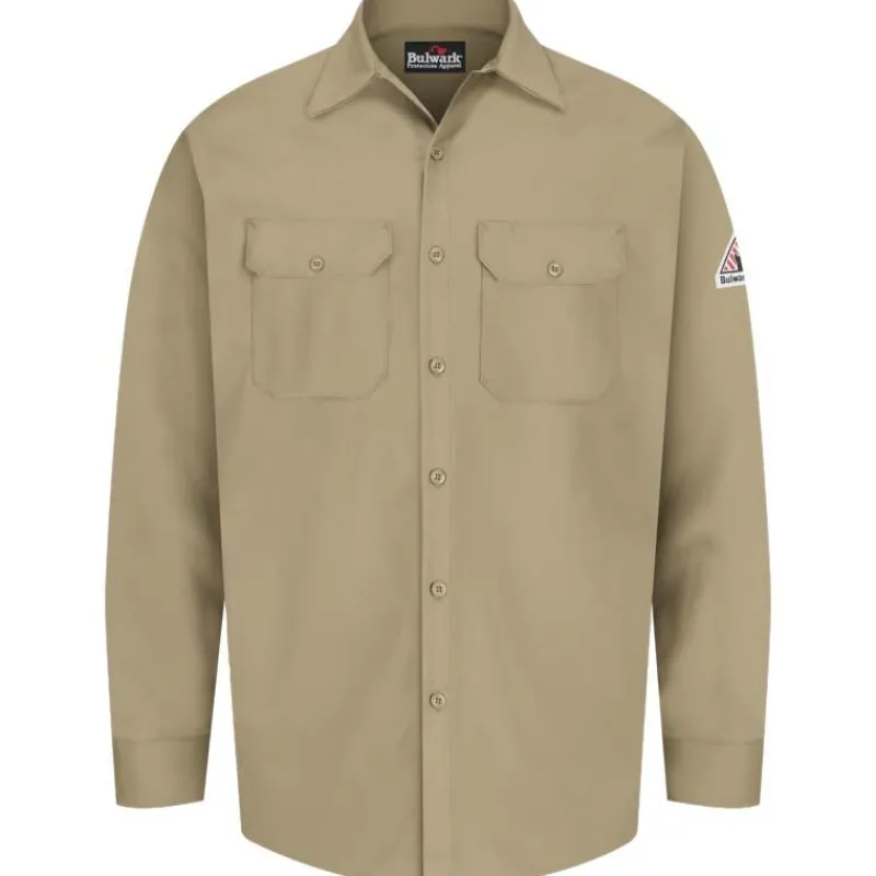 Bulwark Flame Resistant Shirts | Work Shirts*Men's Midweight Excel Fire Resistant Work Shirt