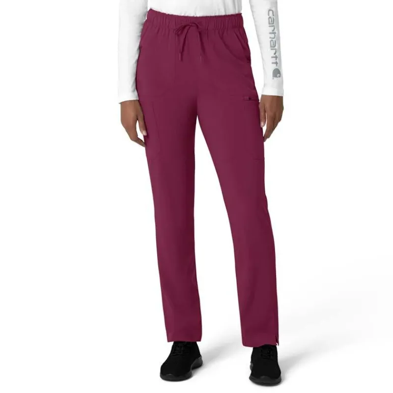 Carhartt Cross-Flex Scrub Pants*Carhartt Force Cross-Flex Women's Cargo Straight Leg Scrub Pant