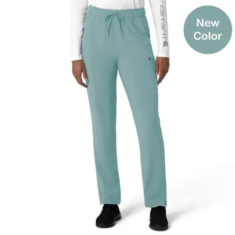 Carhartt Cross-Flex Scrub Pants*Carhartt Force Cross-Flex Women's Cargo Straight Leg Scrub Pant