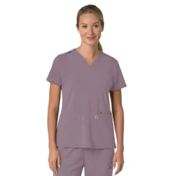 Carhartt Cross-Flex Scrub Tops*Carhartt Force Cross-Flex Women's Flex Panel Scrub Top