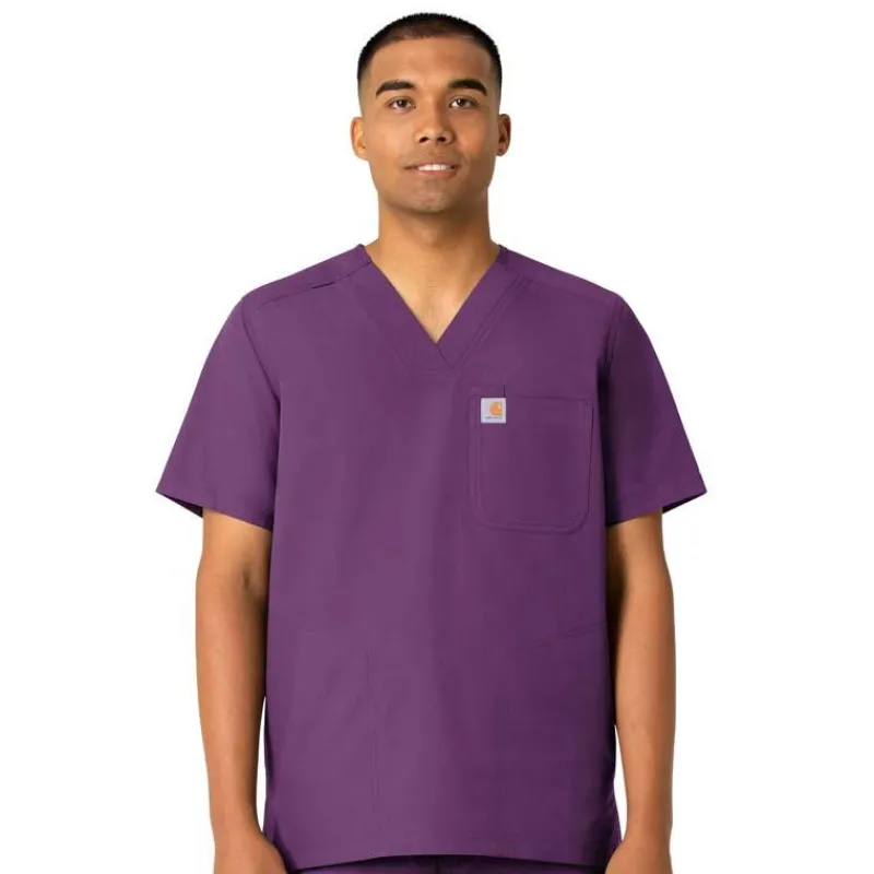 Carhartt Force Essentials Scrub Tops*Men's V-Neck Scrub Top