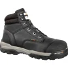 Carhartt Non-Slip Boots | Non-Steel Safety Toe*Ground Force Men's 6" Waterproof Composite Toe Work Boot Black