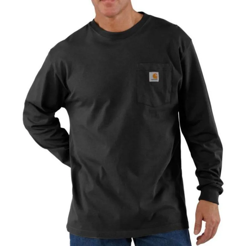 Carhartt T-Shirts*Long Sleeve Pocket T-Shirt