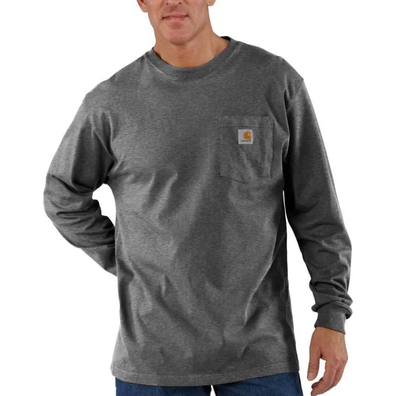 Carhartt T-Shirts*Long Sleeve Pocket T-Shirt