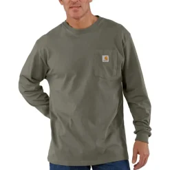 Carhartt T-Shirts*Long Sleeve Pocket T-Shirt