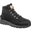 Carhartt Non-Slip Boots | Hiking*Men's 5" Gilmore Waterproof Soft Toe Black Work Hiker Black Oil Tanned
