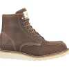 Carhartt Non-Slip Boots | Work Boots*Men's 6" Soft Toe Waterproof Wedge Work Boot Dark Bison