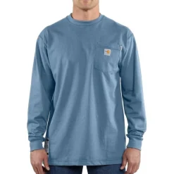 Carhartt Flame Resistant Shirts | T-Shirts*Men's Fire Resistant Force Long Sleeve T-Shirt