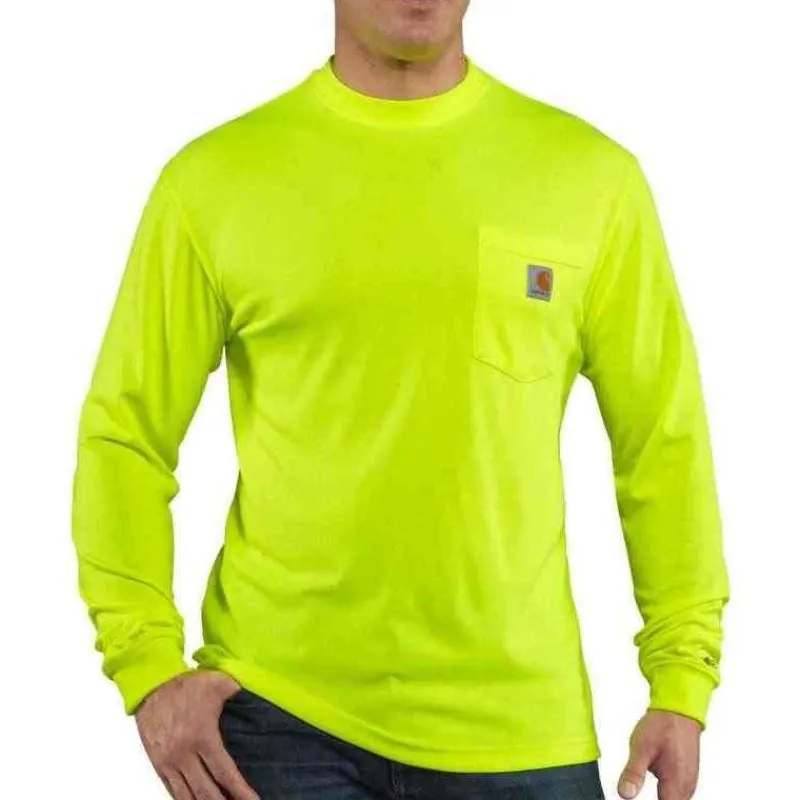 Carhartt Hi-Visibility Shirts | T-Shirts*Men's Force Color Enhanced Long Sleeve T-Shirt