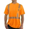 Carhartt Hi-Visibility Shirts | T-Shirts*Mens Force High Visibility Short-Sleeve Class 2 T-Shirt