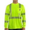 Carhartt T-Shirts*Mens Force High-Visibility Long-Sleeve Class 3 T-Shirt