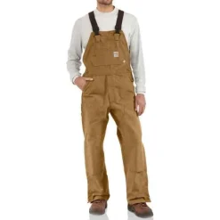 Carhartt Flame Resistant Bibs & Coveralls | Bib Overalls*Mens FR Unlined Duck Bib Overall