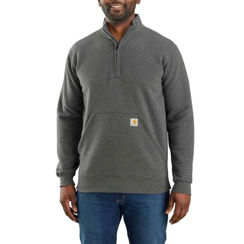 Carhartt Sweatshirts*Men's Midweight Quarter-Zip Mock-Neck Sweatshirt