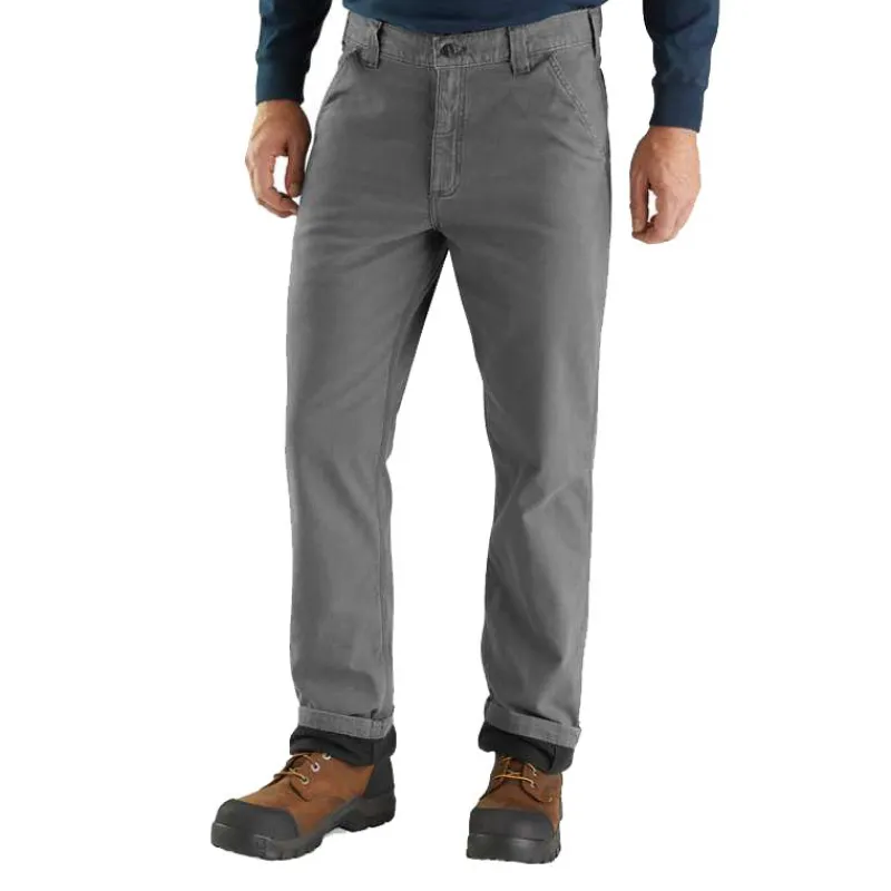 Carhartt Jeans*Men's Rugged Flex Flannel Lined Rigby Dungaree