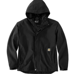 Carhartt Rain Jackets*Men's Storm Defender Loose Fit Waterproof Jacket Black