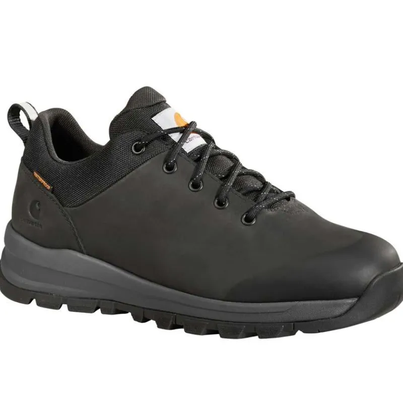 Carhartt Non-Slip Boots | Hiking*Men's Waterproof Black Low Hiker Black Nubuck