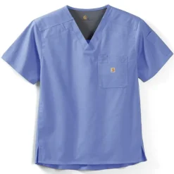 Carhartt Scrub Tops*Rugged Flex Men's Slim Fit Six Pocket Scrub Top