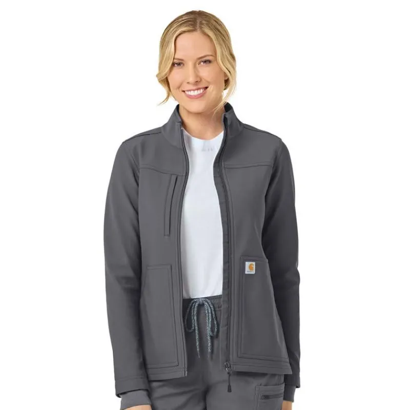 Carhartt Rugged-Flex Lab Coats & Jackets*Carhartt Rugged Flex Women's Bonded Fleece Scrub Jacket