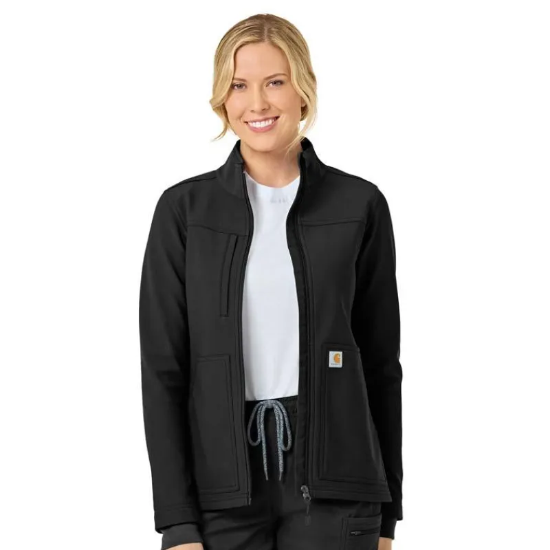 Carhartt Rugged-Flex Lab Coats & Jackets*Carhartt Rugged Flex Women's Bonded Fleece Scrub Jacket