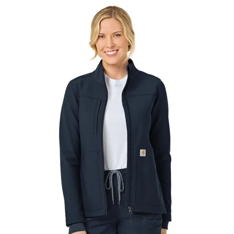 Carhartt Rugged-Flex Lab Coats & Jackets*Carhartt Rugged Flex Women's Bonded Fleece Scrub Jacket