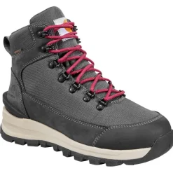 Carhartt Non-Slip Boots | Hiking*Women's 6" Gilmore Waterproof Alloy Toe Dark Grey Work Hiker Dark Grey Nubuck