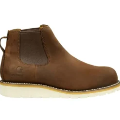 Carhartt Non-Slip Boots | Work Boots*Women's 5" Soft Toe Chelsea Wedge Work Boot Dark Brown