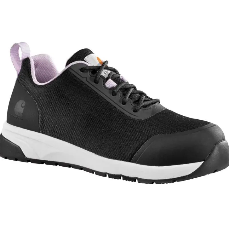 Carhartt Non-Slip Shoes | Athletic*Women's Force Composite Toe Athletic Black Work Shoe Black/amethyst